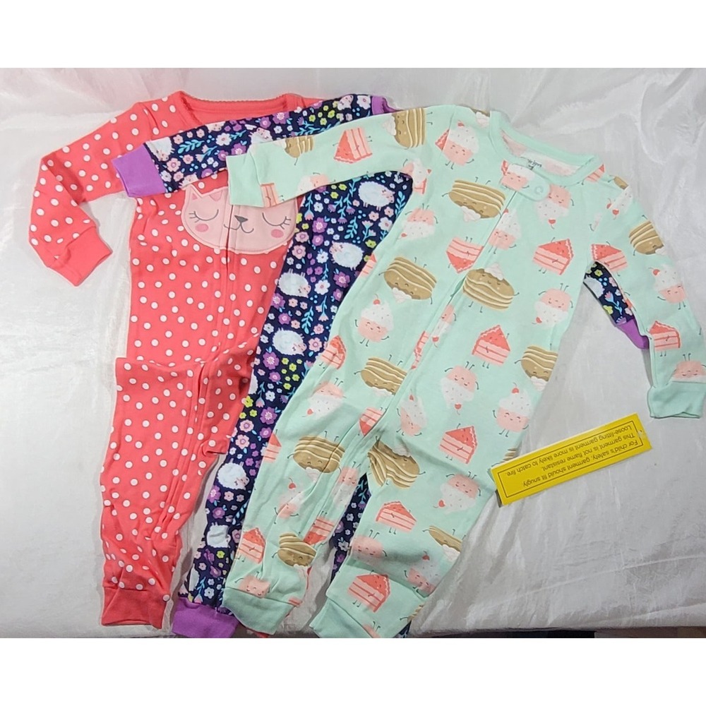 LOT: 19 Pieces Baby Girl Brand Name Clothes - Carters + - New - Sz 9-24 Months - Picture 3 of 6